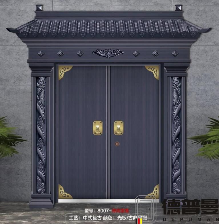 中式別墅非標門